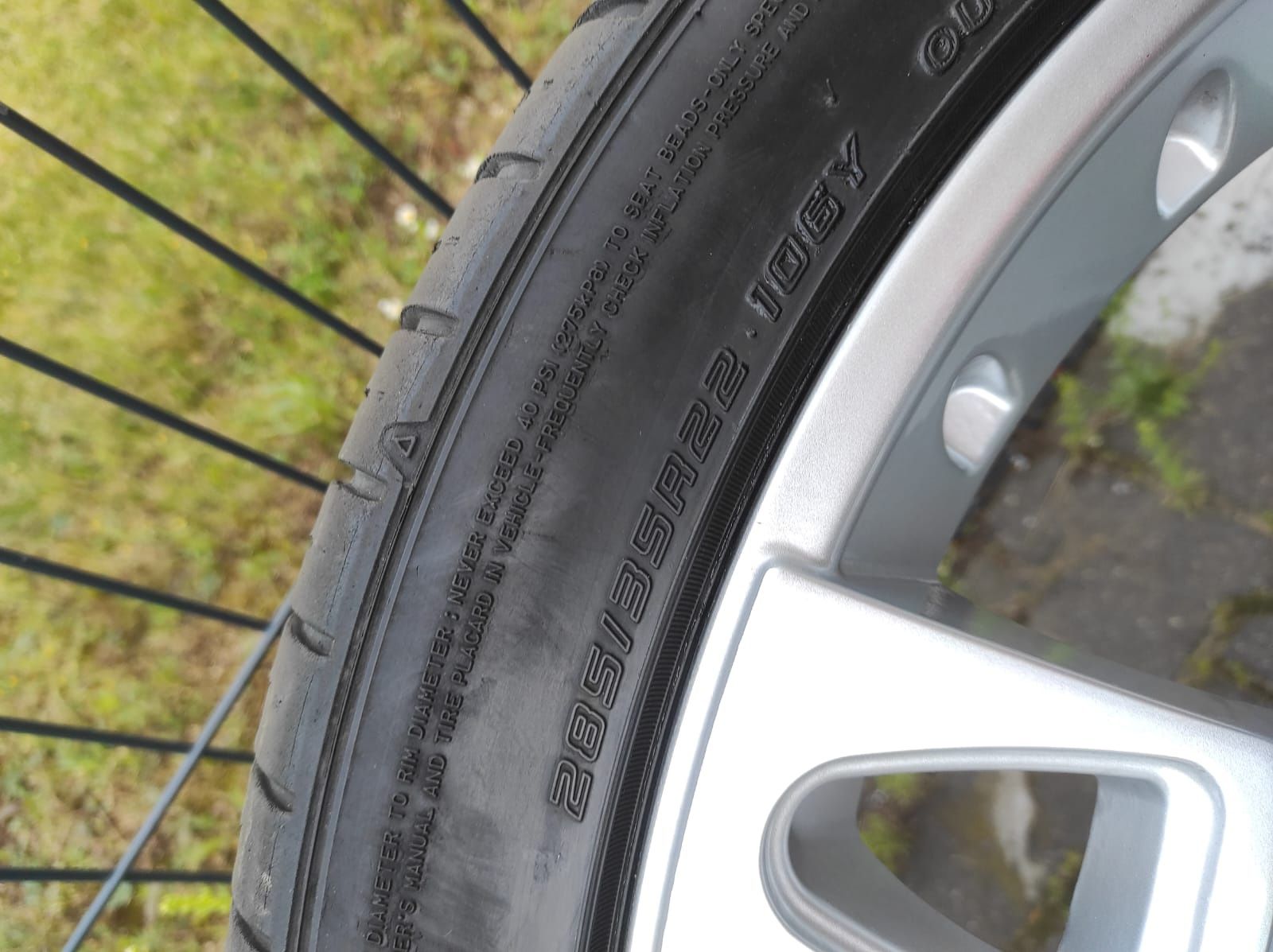 Komplet nowych felg Lad Rover Range Rover 5x120 22" 9,5j et45