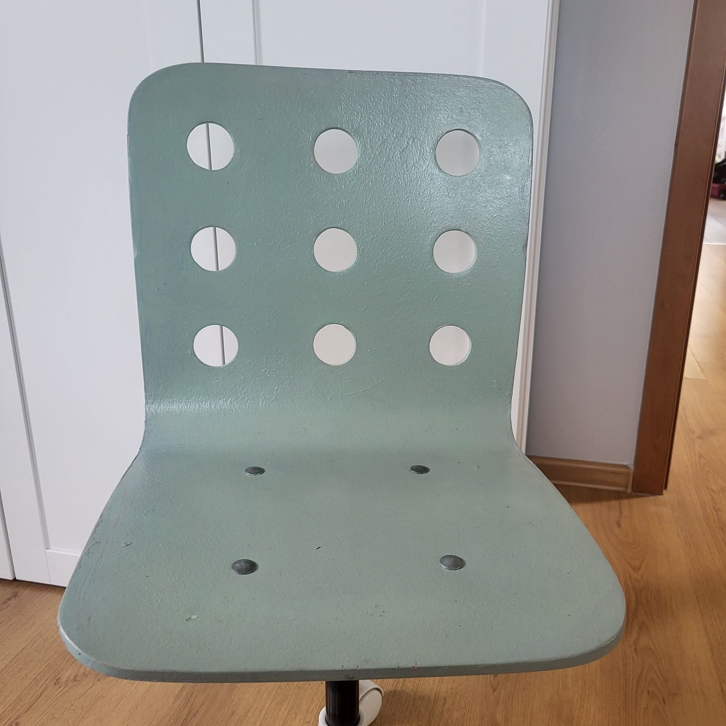 Krzesło obrotowe IKEA Jules miętowe