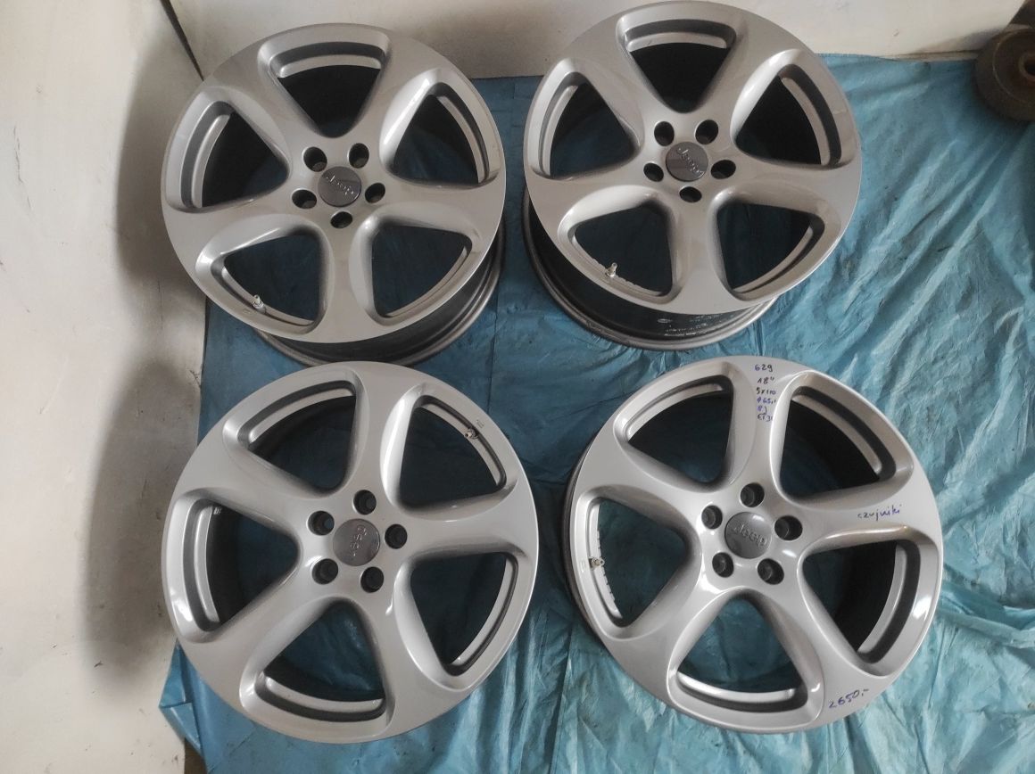 629 Felgi aluminiowe JEEP R18 5x110 otwór 65 NOWE