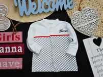 Gucci - bawełniany kaftanik logo r 62