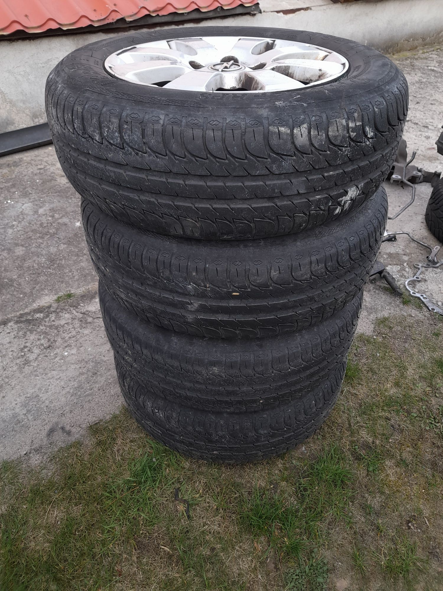 Alufelgi opel astra h 5x110 koła lato 195x65x15