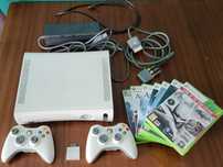 Xbox 360 + 2 pady + 7 gier