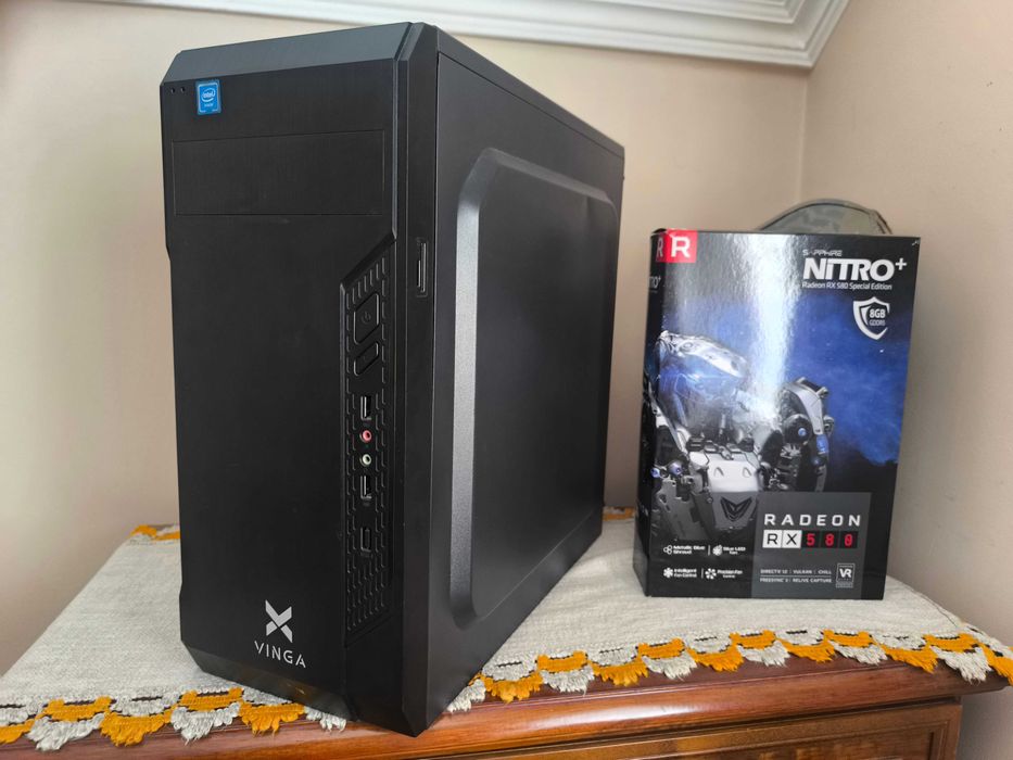 Ігровий ПК intel core i7-7700, ram 32gb, ssd,hdd 240,500gb, video 8 GB