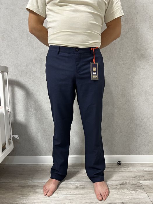 Брюки чоловічі, Нові штани чоловічі сині, нарядні штани