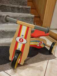 Drewniany rowerek biegowy Play tive Junior trzykołowy