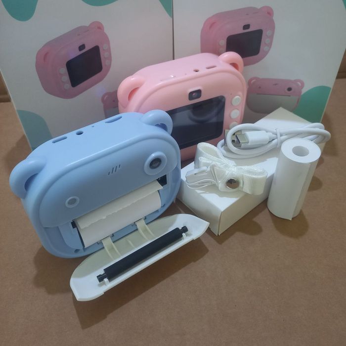 фотоапарат 12Мп принтер дитячий | акумуляторний | фотопринтер дитячий