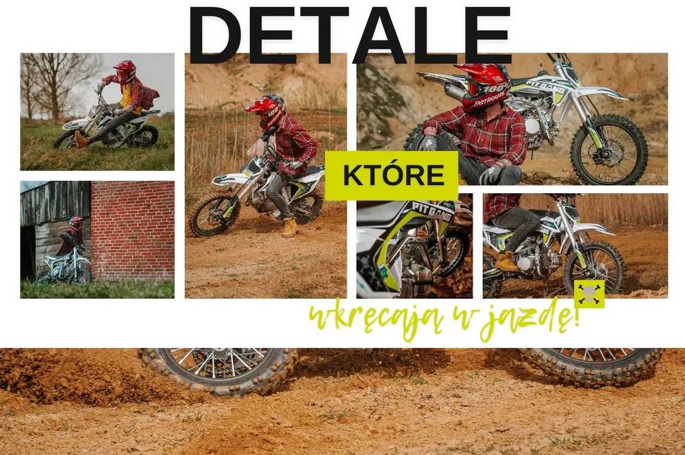 Pit Bike PITGANG 140XD Enduro dla dziecka raty transport cała Polska