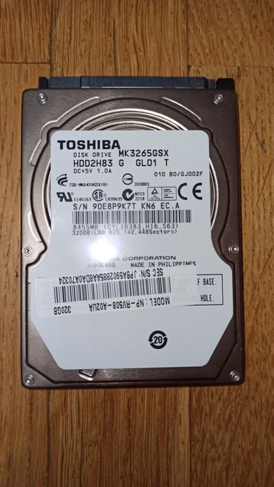 Жорсткий диск Toshiba. 320GB.