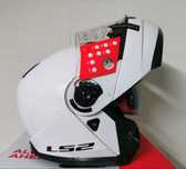 Capacetes Modular LS2 FF908 Strobe ll Branco Brilhante ( NOVOS )