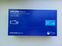 Перчатки нітрилові неопудрені NITRYLEX BASIC р.M, 100 шт