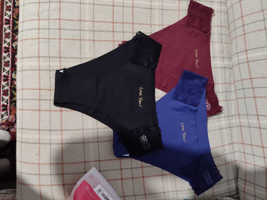 Безшовні трусики, набір  ,розмір м
