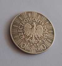 Piękna moneta 10 złotych Piłsudski 1934 kopia