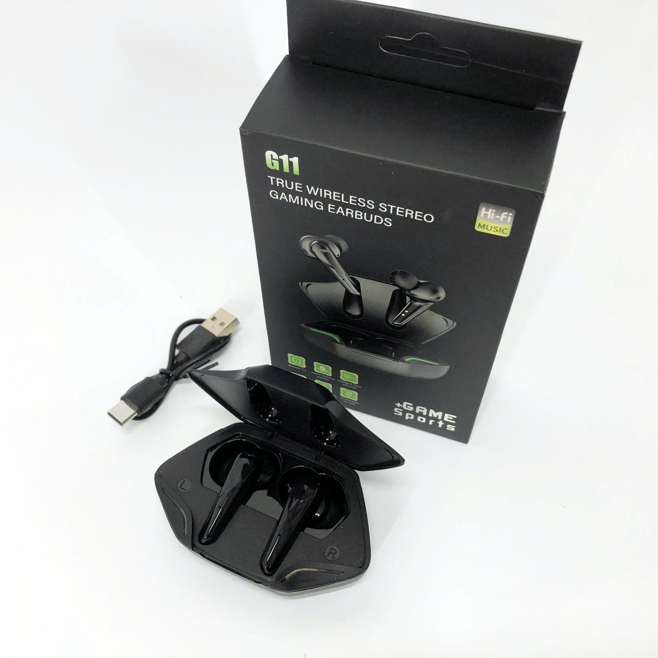 Бездротові ігрові навушники TWS Bluetooth Bakey G11