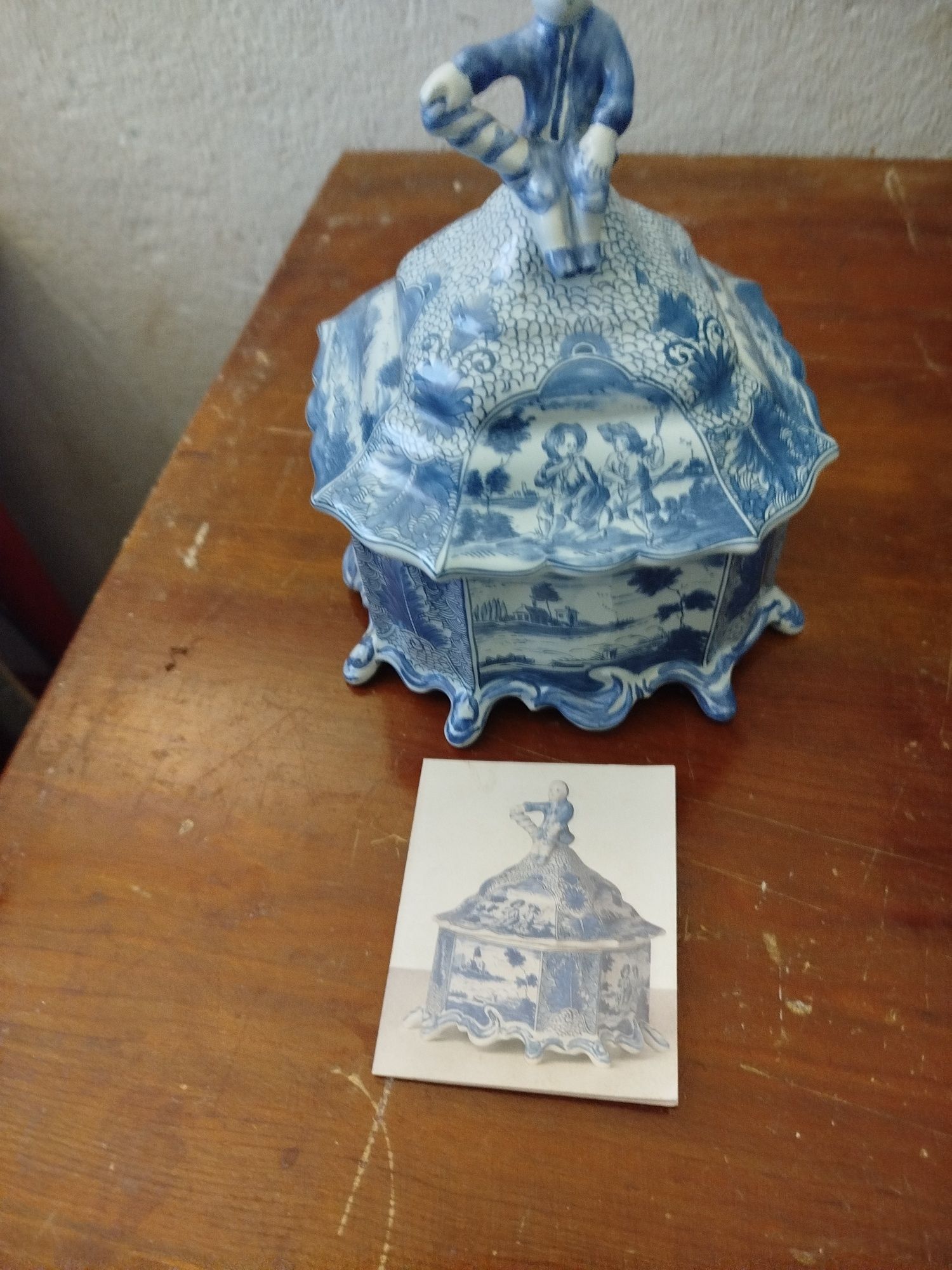 Caixa de Tabaco Faiança de Delft ca.1775 P.N.Q 1625