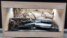 Terrarium naturalne nr60 dla gekona lamparciego 70/40/40 NA ZAMÓWIENIE