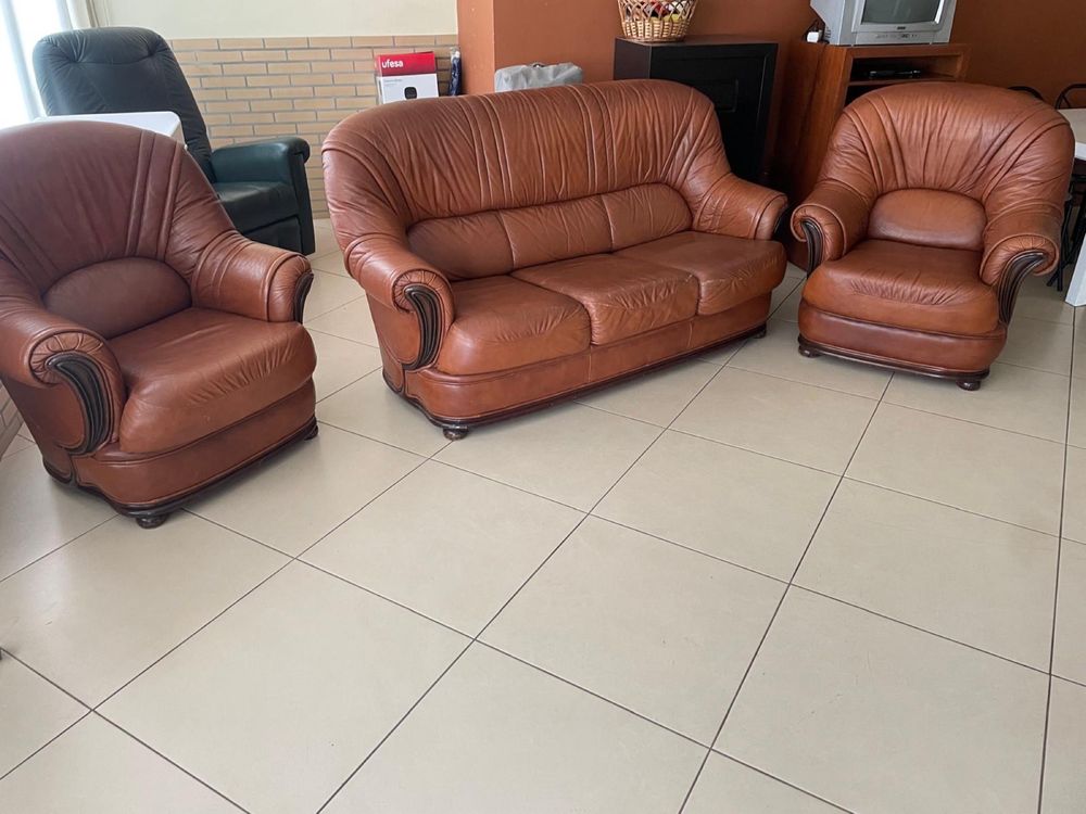 Sofas castanhos