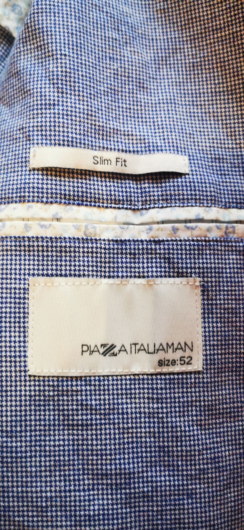 Marynarka męska błękitna sportowa! Rozmiar 52! Slim Fit!