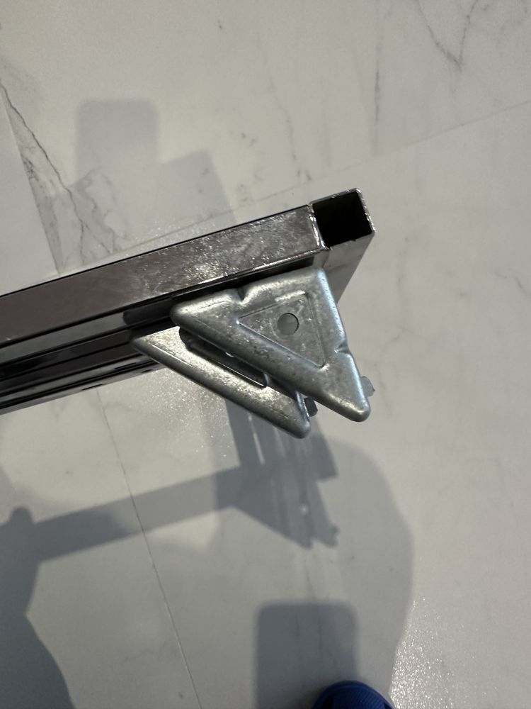 Chromowane nogi podstawa stołu kawowego ławy ikea 32,5 cm
