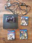 Ps4 slim pad, gry, okablowanie