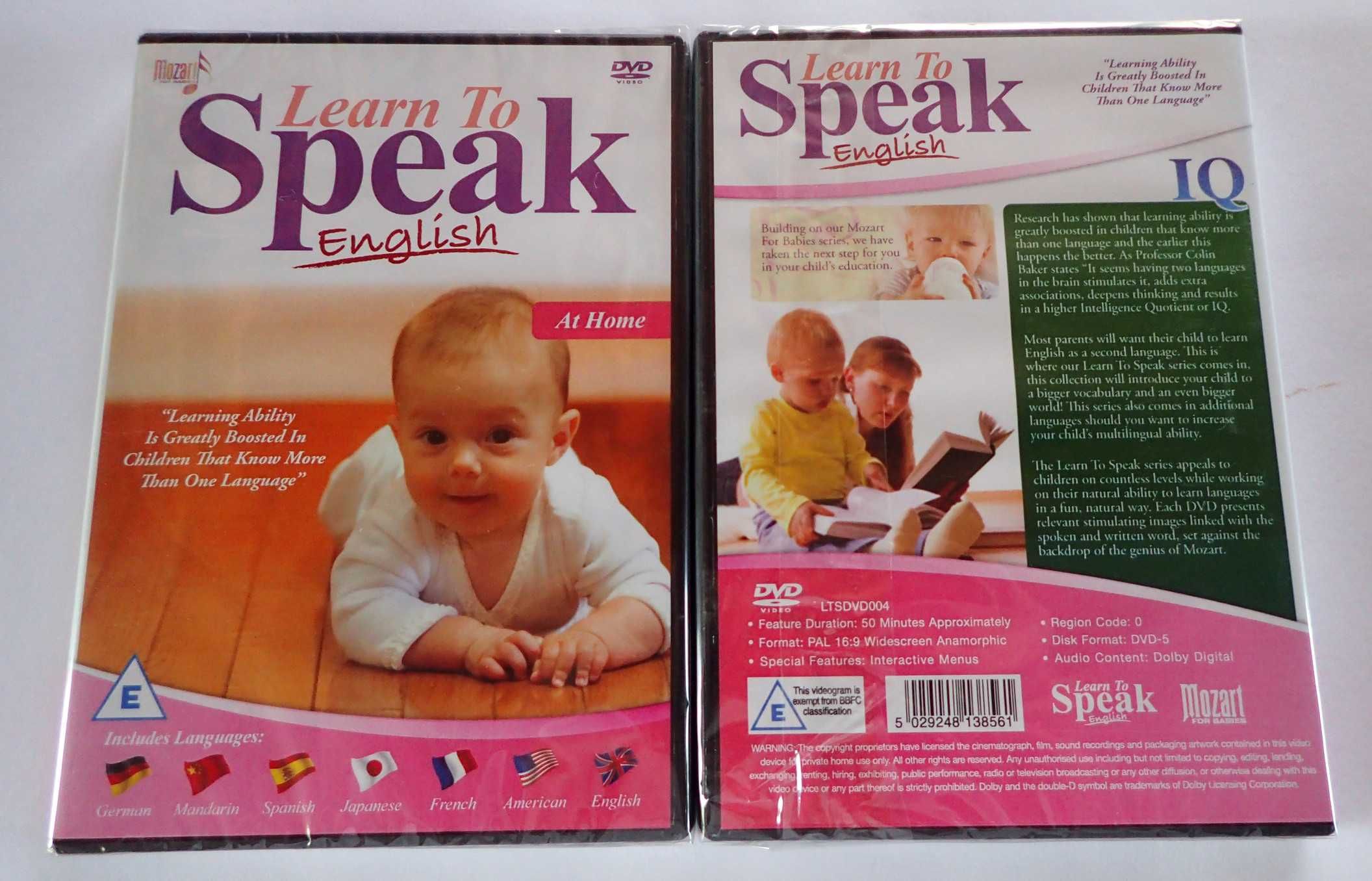 7 DVD Learn to speak angielski niemiecki hiszpański francuski japoński