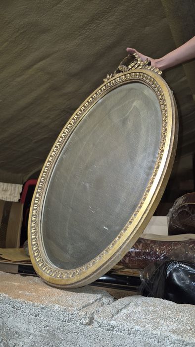 Espelho talha dourada