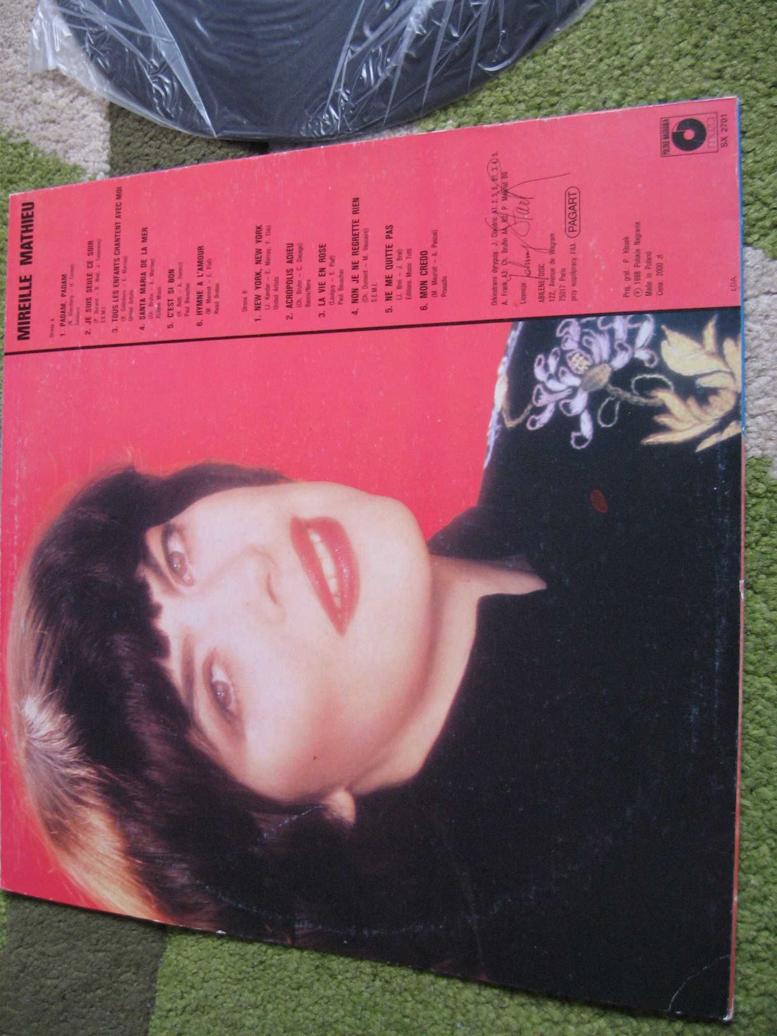 Mireille Mathieu- płyta winylowa - wyd. 1988r