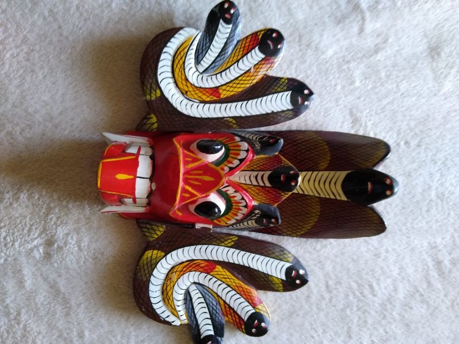 Maska naścienna oryginalna ze Sri Lanki