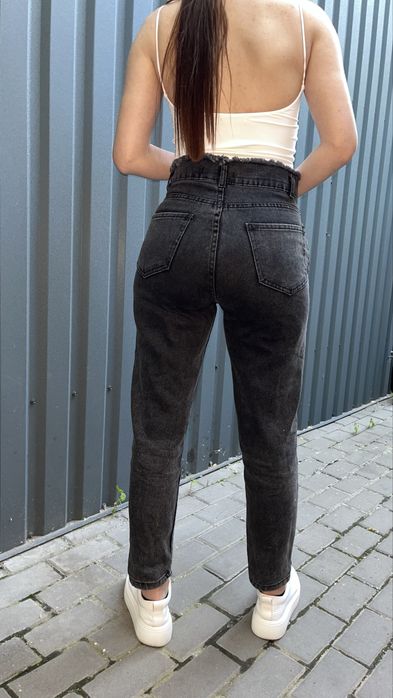 Джинси-мом графіт