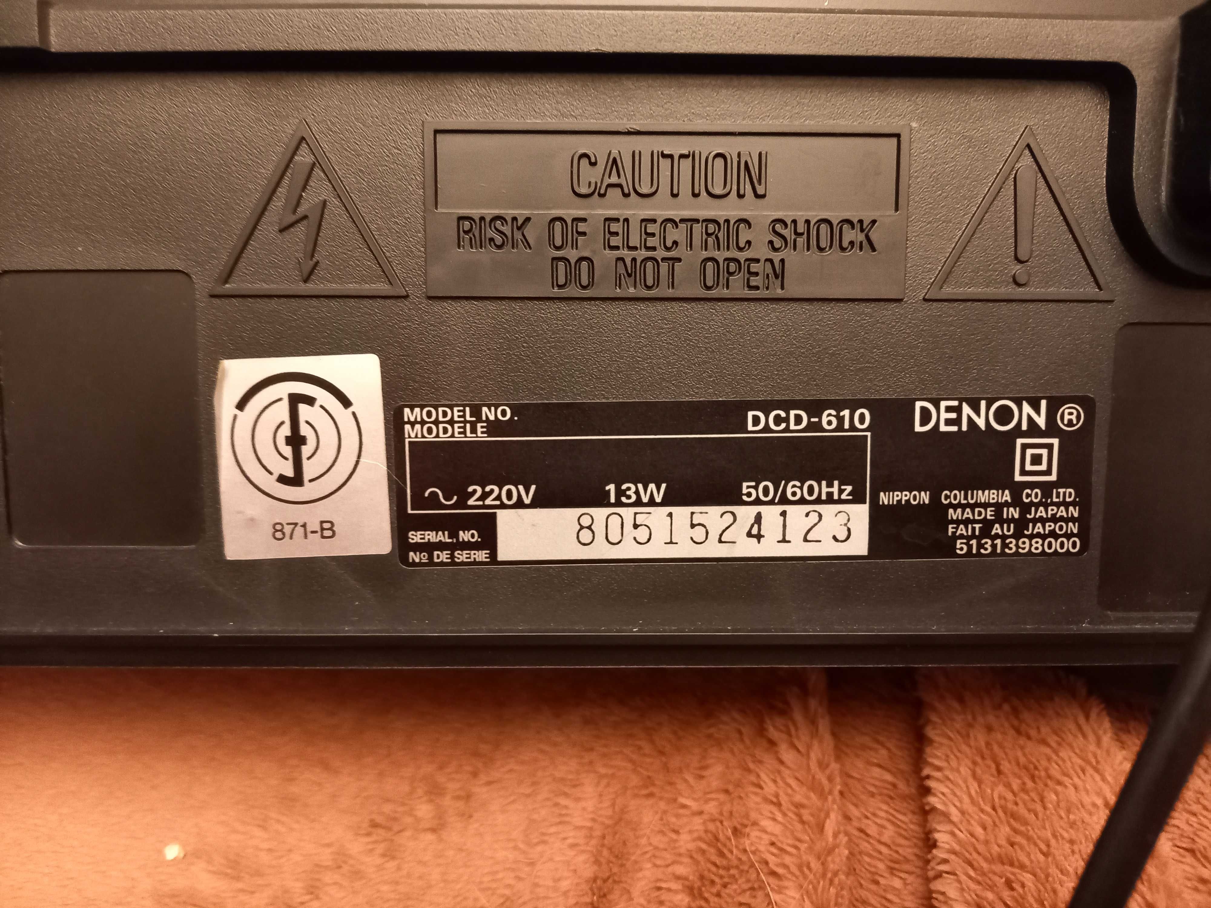 DENON odtwarzacz DCD 610