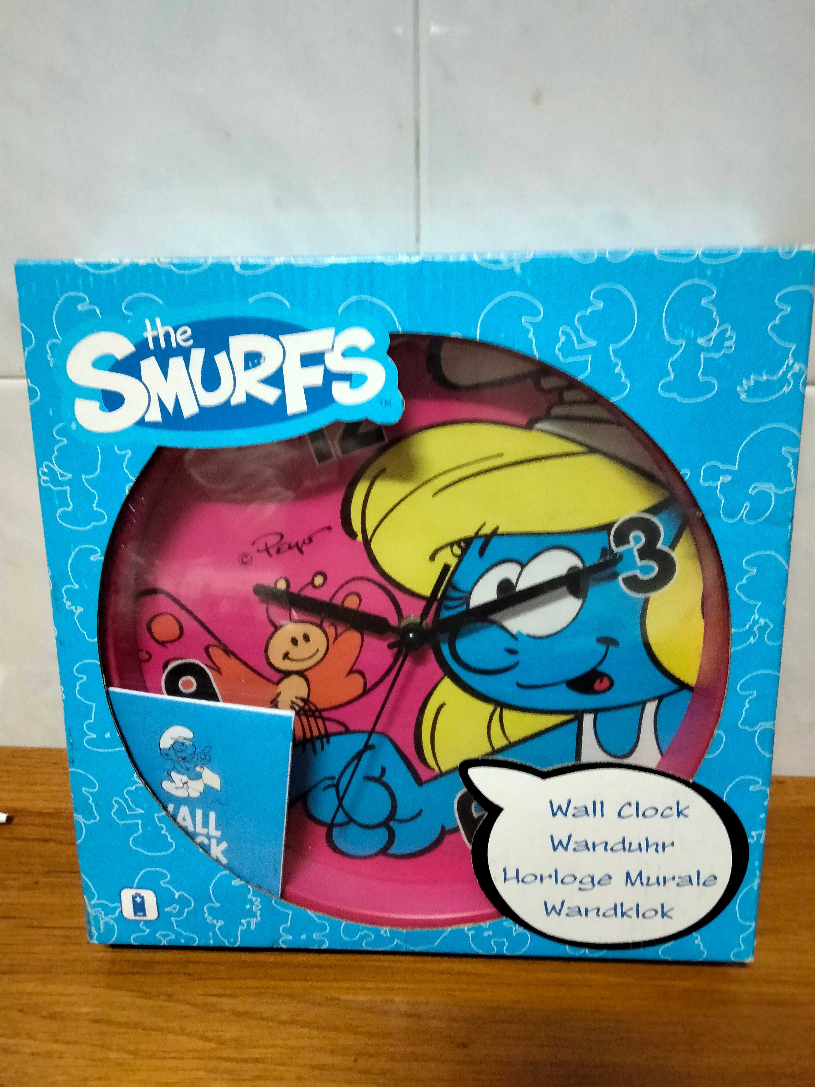 Relógio de parede Smurfs