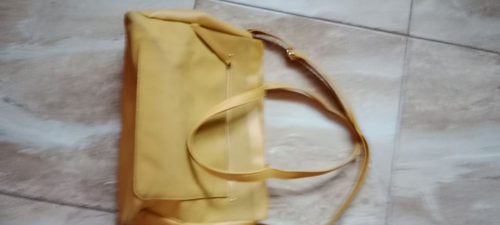 Torebka damska żółta