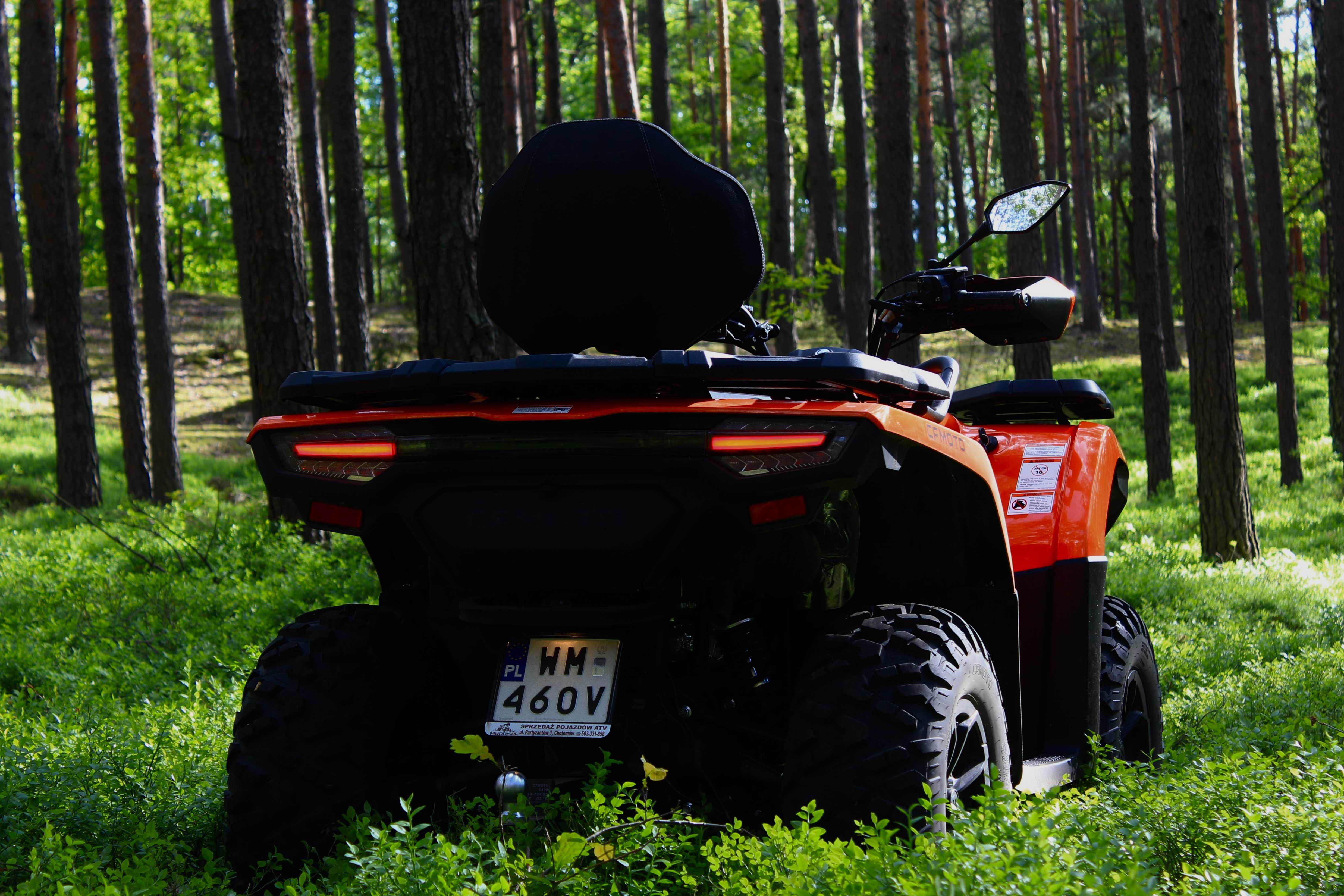 Wynajem quada CFMOTO 520L EPS (4X4) | Mińsk Mazowiecki wypożyczalnia