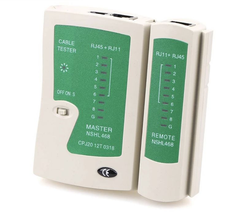 Teste / Testador de Cabos de Rede e Telefone