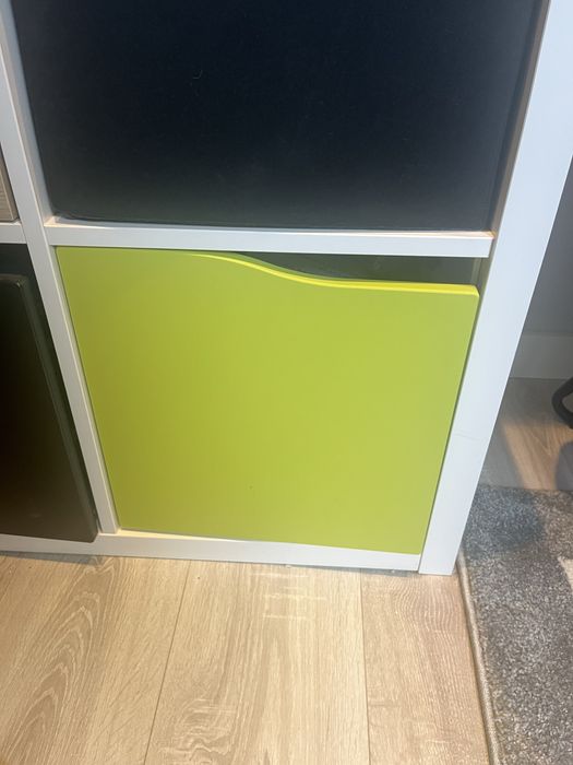 Wkład szafka zielona do ikea kallax 4 sztuki