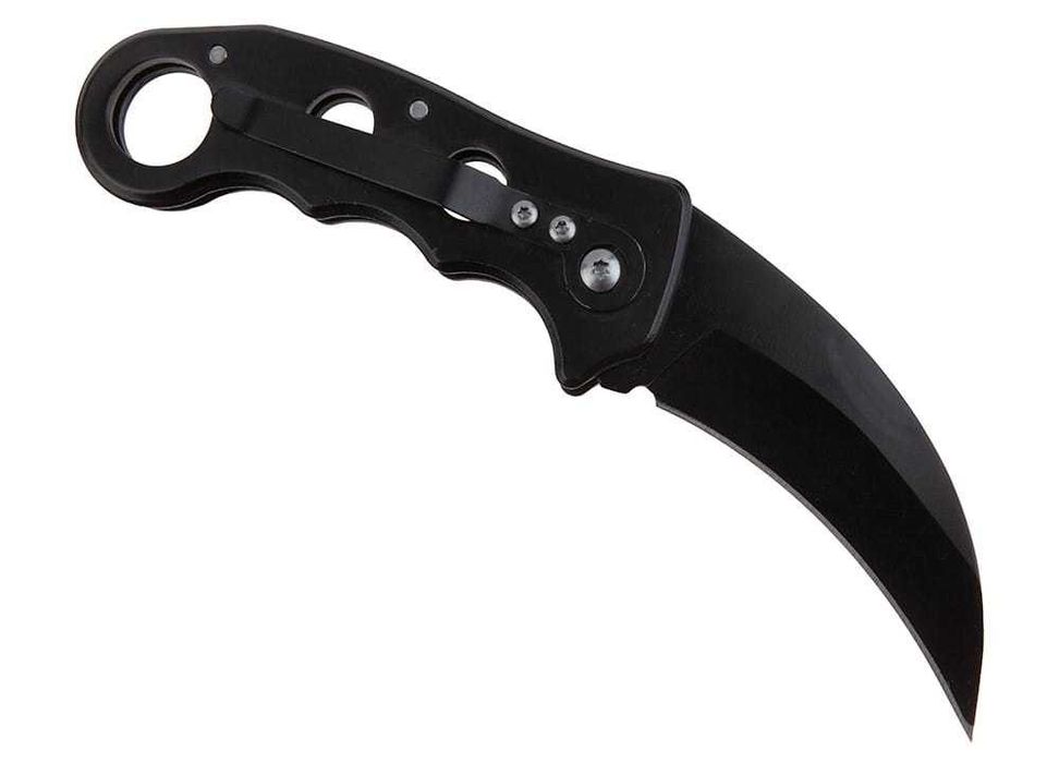 Nóż składany karambit taktyczny kieszonkowy czarny BSH N-056G cs:go