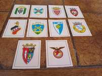 Cromos futebol, emblemas clubes, antigos e raros