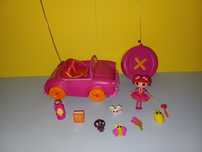 Lalaloopsy  boneca + acessórios + carro telecomandado.