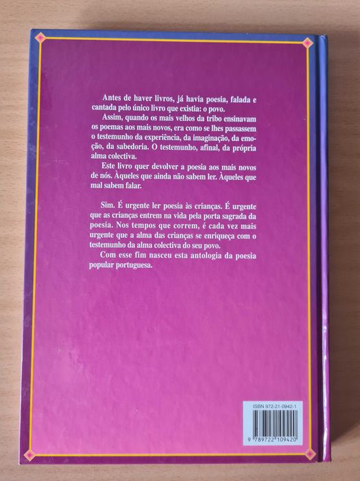 Livro "Eu Bem Vi Nascer o Sol: Antologia da Poesia Popular Portuguesa"
