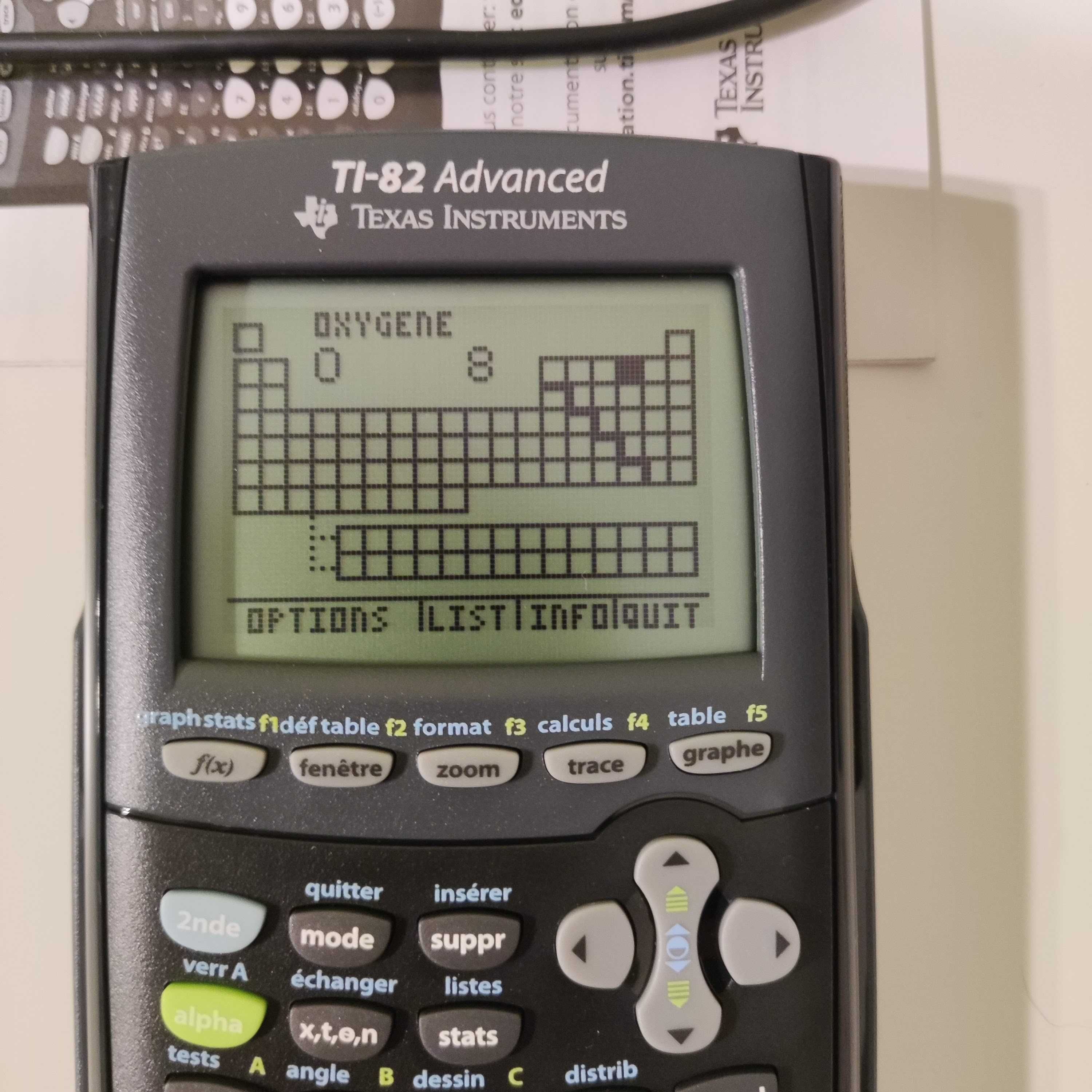 Kalkulator graficzny Ti-82 Advanced Texas Instruments