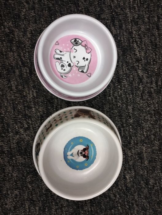 Миски для еды с узором (2 шт)