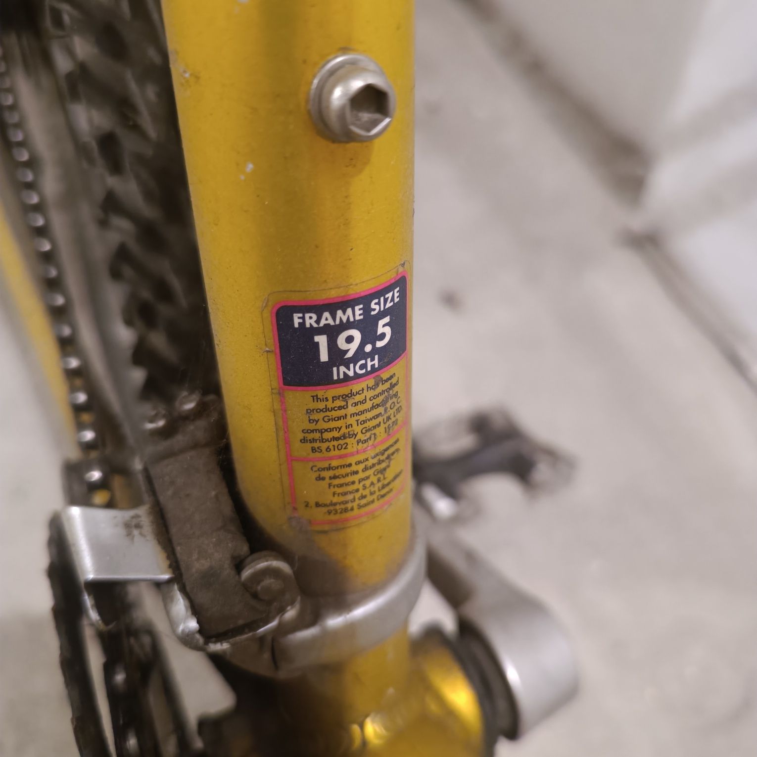 Vintage retro Rower MTB Giant track expert deore lx