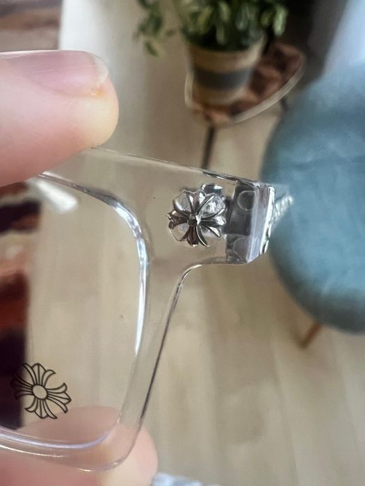 Przezroczyste okulary chrome