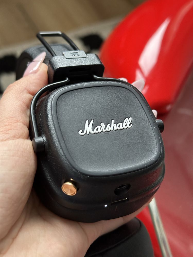 Słuchawki Marshall Major IV Bluetooth Czarny Bezprzewodowe