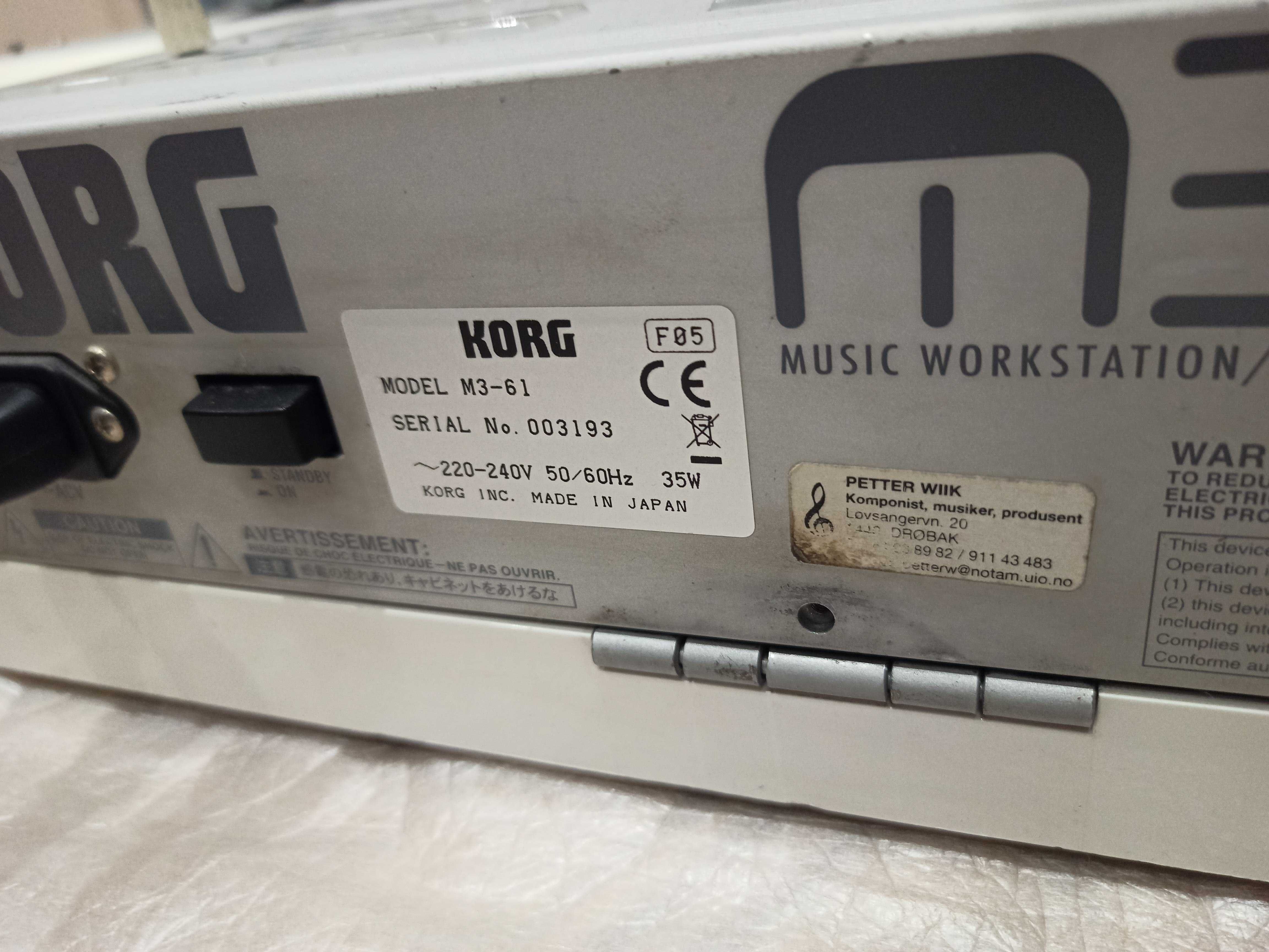 Korg M3 xpanded 61