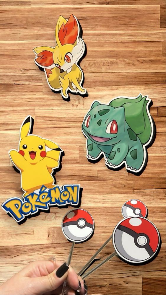 Toppery ozdoba na tort Pokemon Pikachu