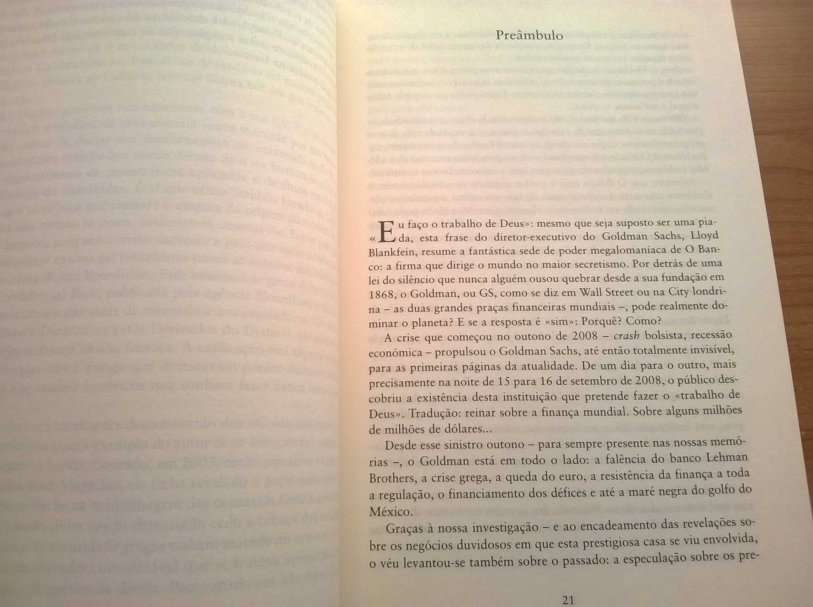 O Banco - Como a Goldman Sachs Dirige o Mundo - Marc Roche