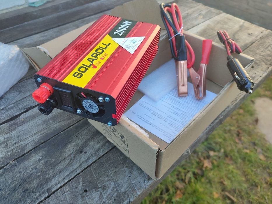 Інвертор 12v-220v Solaroll 2000w