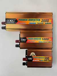 Перетворювач напруги UKC 500W 12/220В GOLD інвертор