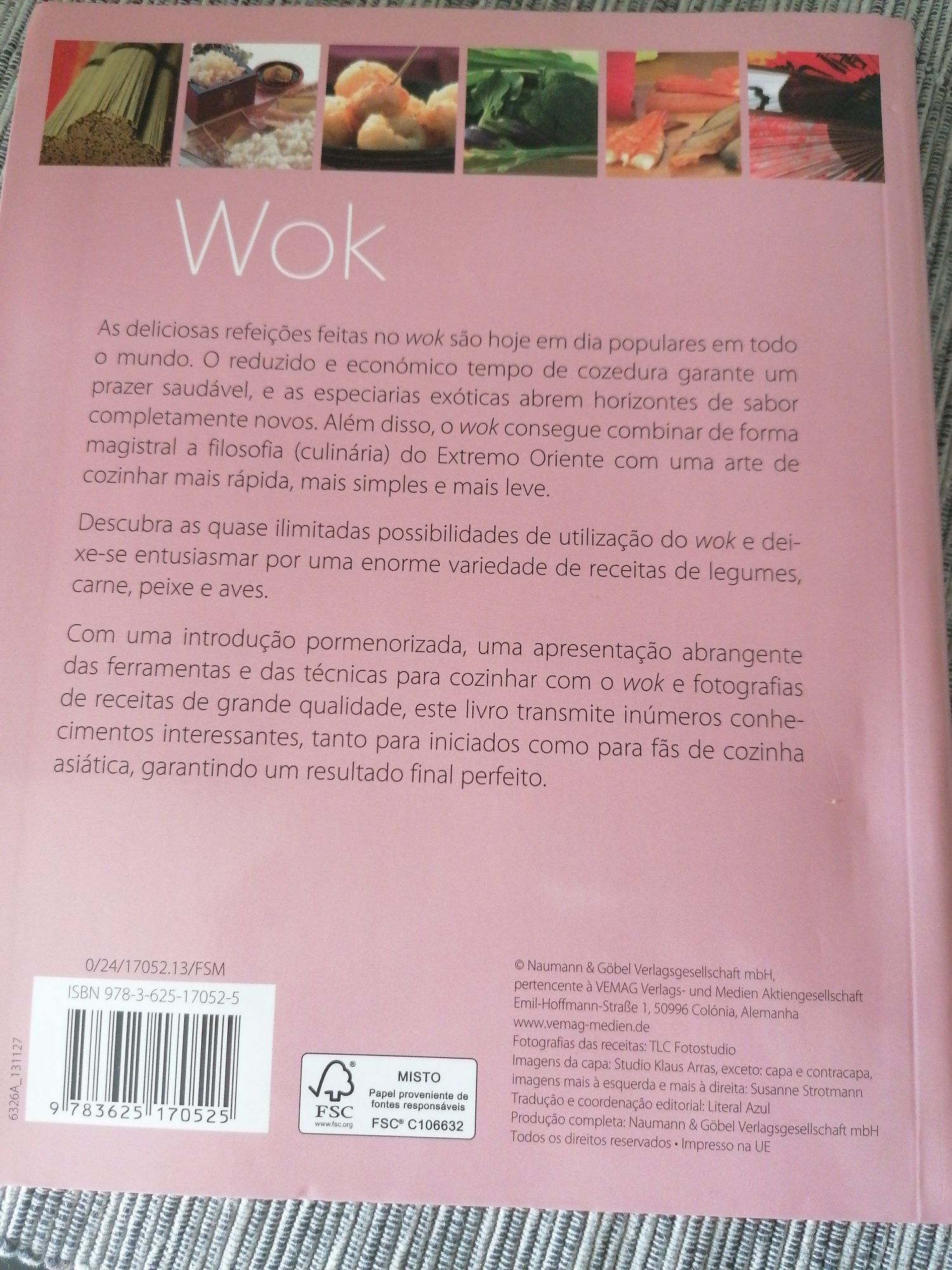 Livro receitas Wok