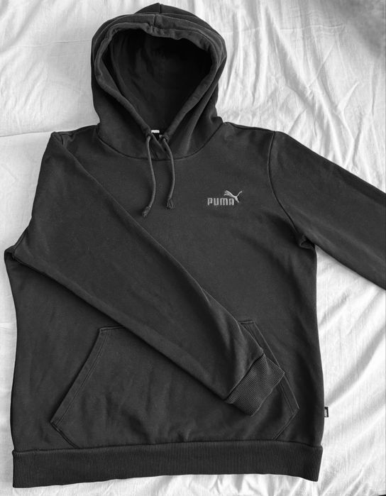 ОРИГІНАЛЬНЕ ХУД PUMA Essentia (ЧОРНЕ) Розмір M  Ідеальний Стан